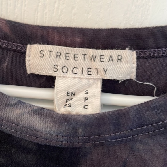 BLACK STREETWEAR SOCIETY TIEDYE SAVAGE SHIRT - Picture 3 of 3